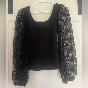 Crochet sleeve top
